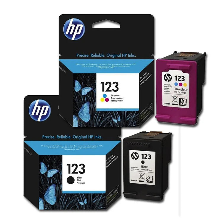 HP 123 Tri-color Original Ink Cartridge