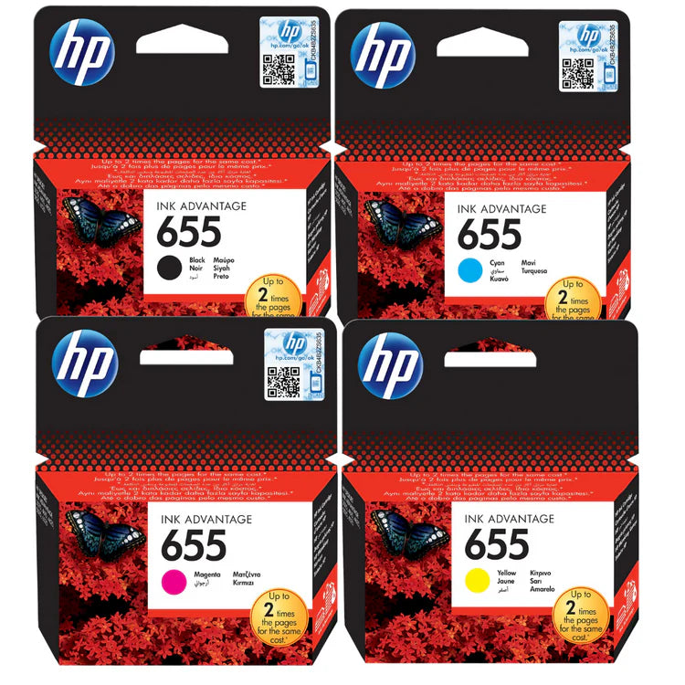 HP 655 Black Original Ink Advantage Cartridge