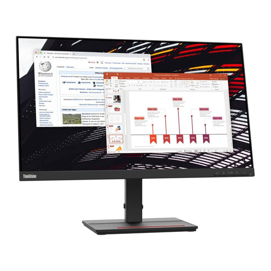 Lenovo ThinkVision S24e-20 23.8in Full HD WLED LCD Monitor - 16: 9 - Raven Black