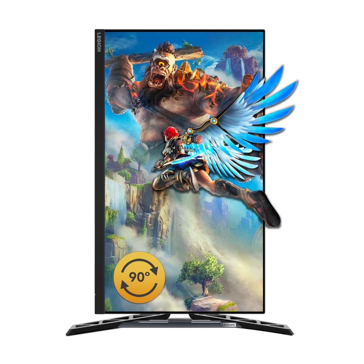 Lenovo Legion R27i-30, 27" IPS FHD Gaming Monitor, 180Hz(OC), 0.5ms(MPRT), 99% sRGB, 2xHDMI 2.1 TMDS, DP 1.4, Tilt, Swivel, Pivot, Height Adjust Stand, AMD FreeSync Premium 3Yr Warranty