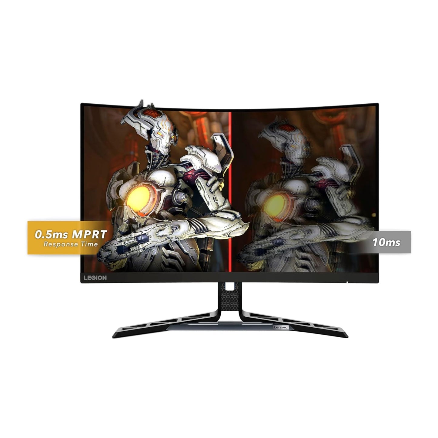 Lenovo Legion R27fc-30 27 Inch Curved FullHD VA Panel, 240Hz (280Hz OD), 0.5 ms E-Sports Monitor with HDMI, DisplayPortP,FreeSync Premium,Tilt,Lift,Pivot,Swivel Stand