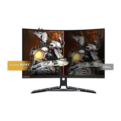 Lenovo Legion R27fc-30 27 Inch Curved FullHD VA Panel, 240Hz (280Hz OD), 0.5 ms E-Sports Monitor with HDMI, DisplayPortP,FreeSync Premium,Tilt,Lift,Pivot,Swivel Stand
