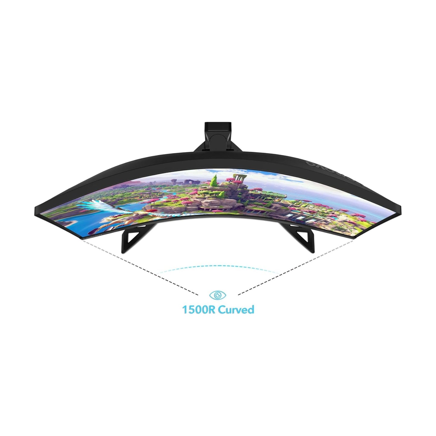 Lenovo Legion R27fc-30 27 Inch Curved FullHD VA Panel, 240Hz (280Hz OD), 0.5 ms E-Sports Monitor with HDMI, DisplayPortP,FreeSync Premium,Tilt,Lift,Pivot,Swivel Stand