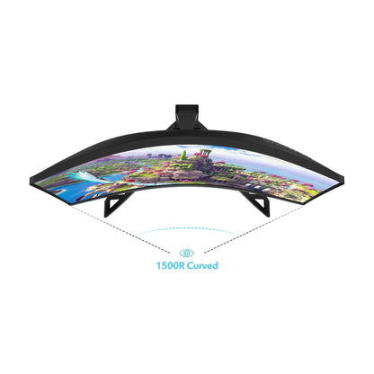 Lenovo Legion R27fc-30 27 Inch Curved FullHD VA Panel, 240Hz (280Hz OD), 0.5 ms E-Sports Monitor with HDMI, DisplayPortP,FreeSync Premium,Tilt,Lift,Pivot,Swivel Stand