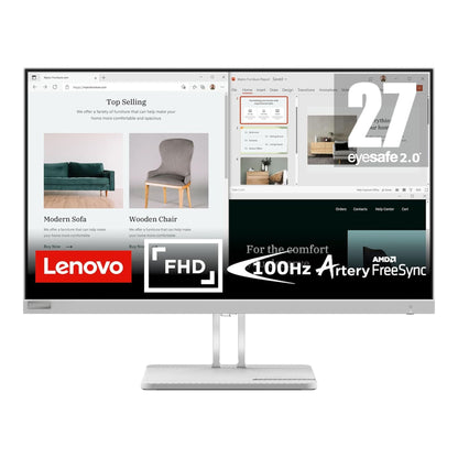 Lenovo Monitor L27E-40- 27 inch  FHD VA- HDMI,VGA,audio-out - 3Y