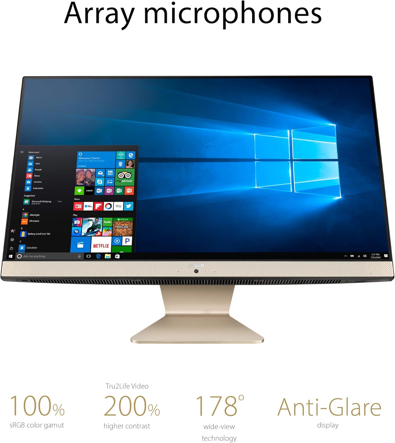 ASUS 23.8 inch ALL-in-One Computer Black Colour i5-1340P DDR4 16G 512G PCIE G4 SSD Without OS wireless-arabic non touch E5402WVAK-i5165BD