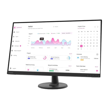 Lenovo D32-40 32 Inch PC Monitor | FHD, 1080p, 60Hz, 5ms, HDMI, DP