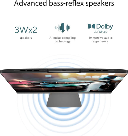 ASUS 27 inch ALL-in-One Computer Black Colour i7-1360P DDR5 8G 512G PCIE G4 SSD Without OS wireless-english non touch E5702WVAK-i78512B0D