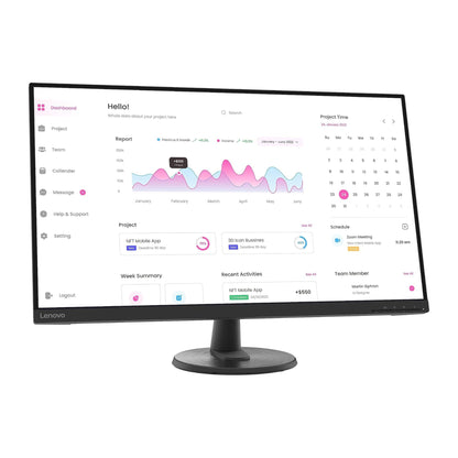 Lenovo D32-40 32 Inch PC Monitor | FHD, 1080p, 60Hz, 5ms, HDMI, DP