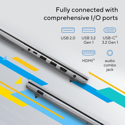 ASUS Vivobook 15 X1504VA-NJ451 I3-1315U 4GB 256G PCIEG4 15.6 FHD DOS ARABIC BLUE