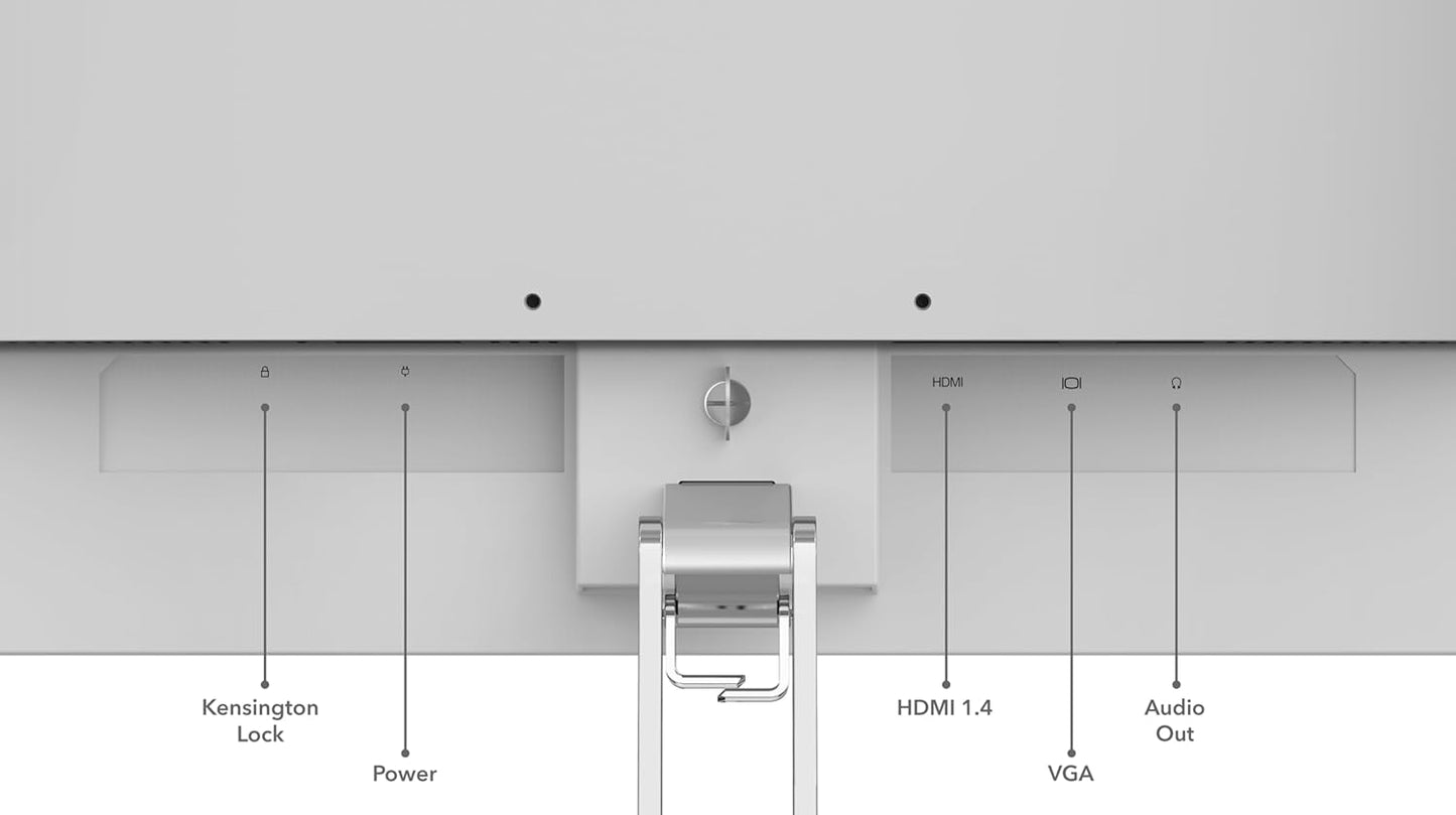 Lenovo L22i-40 22 inch IPS Panel FullHD 75Hz Gaming Monitor With HDMI, VGA, AMD FreeSync, Speakers,Tilt Stand - Cloud Grey