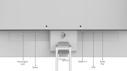 Lenovo L22i-40 22 inch IPS Panel FullHD 75Hz Gaming Monitor With HDMI, VGA, AMD FreeSync, Speakers,Tilt Stand - Cloud Grey