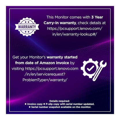 Lenovo L-Series 27 inch (68.5cm) FHD IPS Monitor| 100Hz, 1ms, FreeSync, 99% sRGB, 3Wx2 Speakers, Smart Display Customization Artery, 2X HDMI 1.4, 1x VGA, Tilt, Cloud Grey, L27i-4A