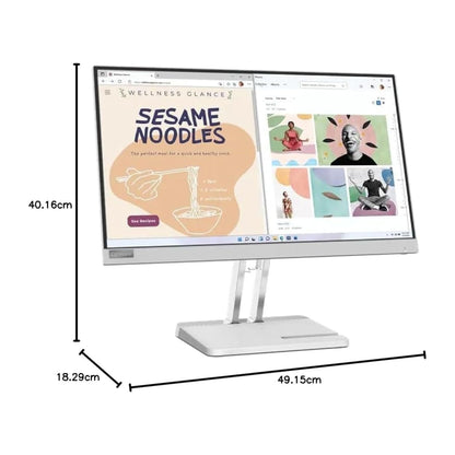 Lenovo Monitor L22e-40, 21.5"FHD Display, 1x HDMI® 1.4, 1x VGA, Tilt Stand, AMD FreeSync, Cloud Grey