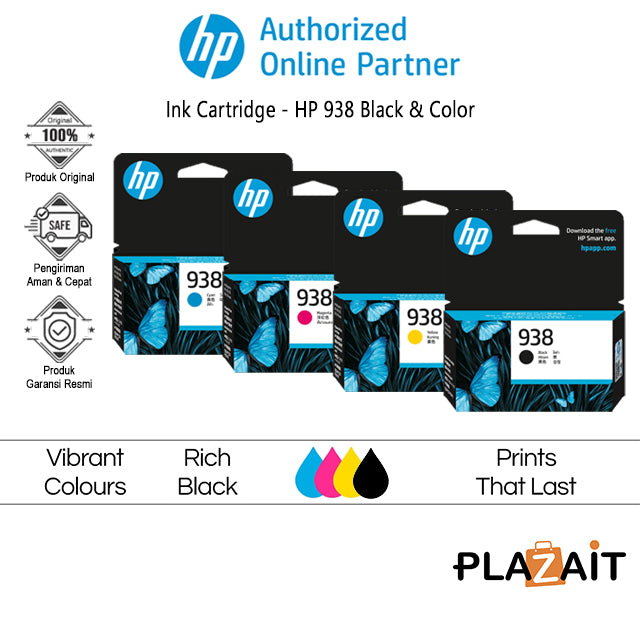 HP 938 Black Original Ink Cartridge