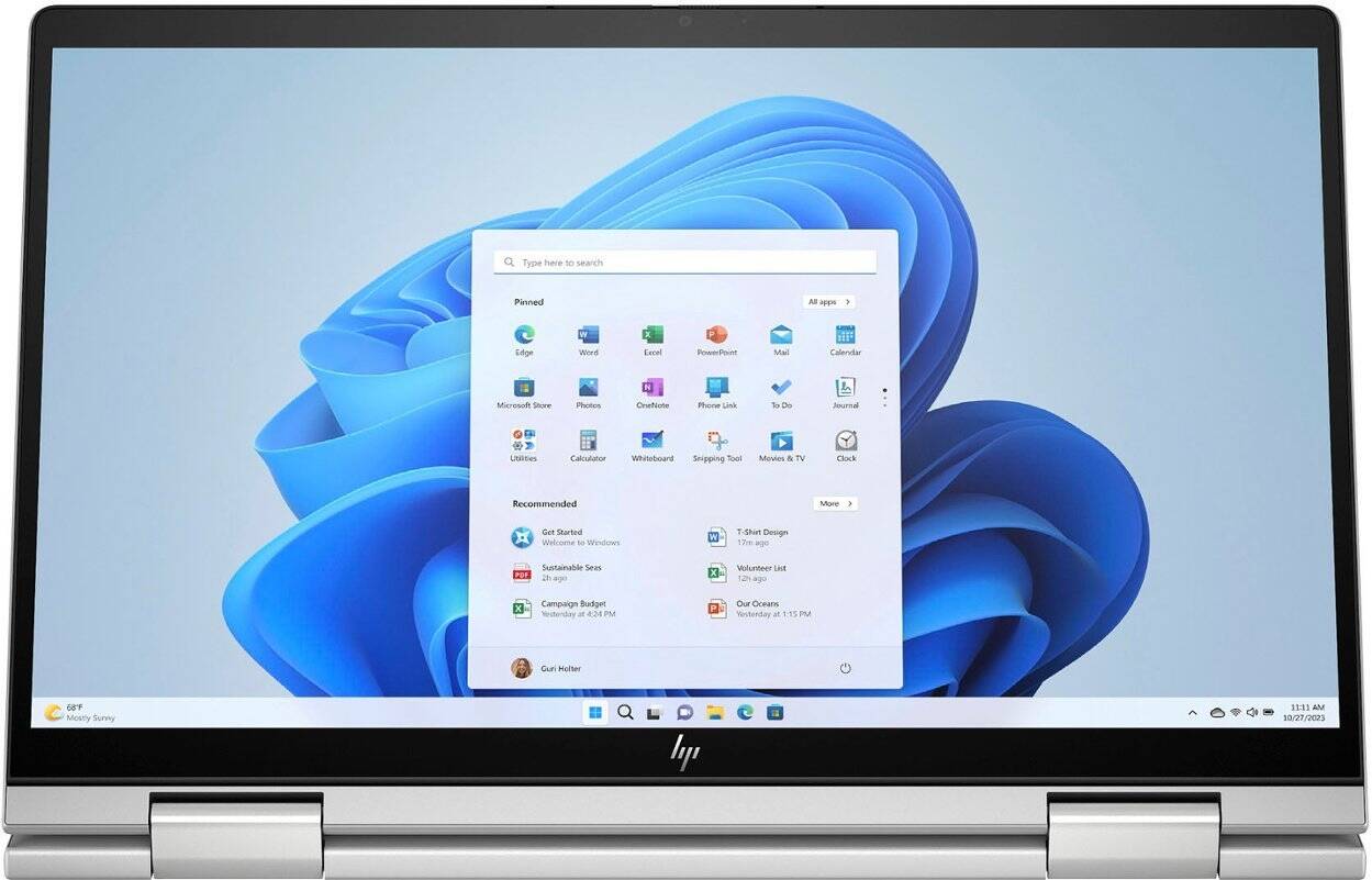 HP ENVY 2-in-1 14-ES1023DX CORE 7-150U 16GB 512GB TOUCH SCREEN FHD IPS W11 SILVER 14".US