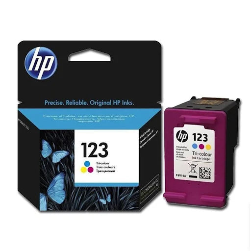 HP 123 Tri-color Original Ink Cartridge